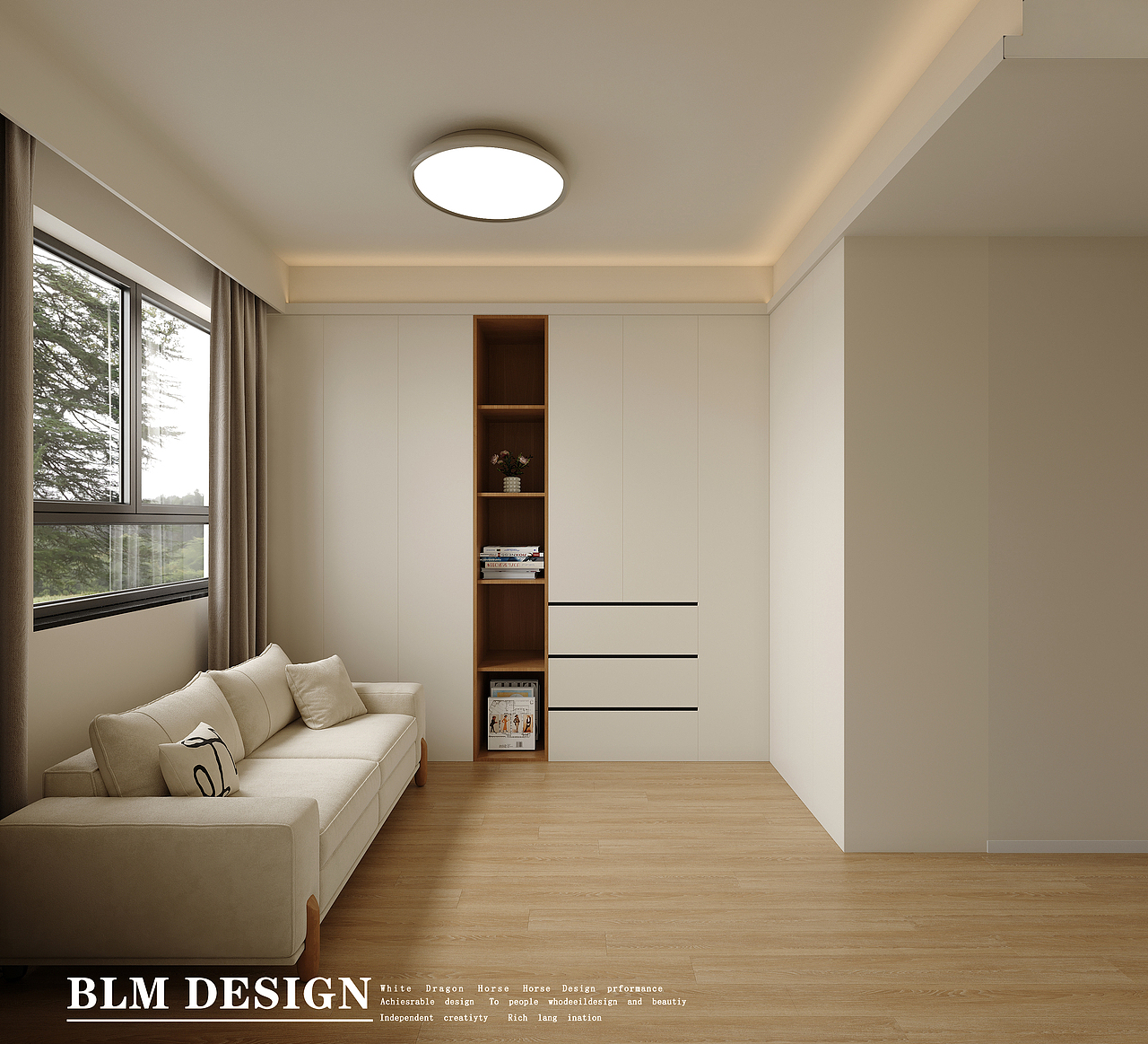 原木奶油家装效果图案例