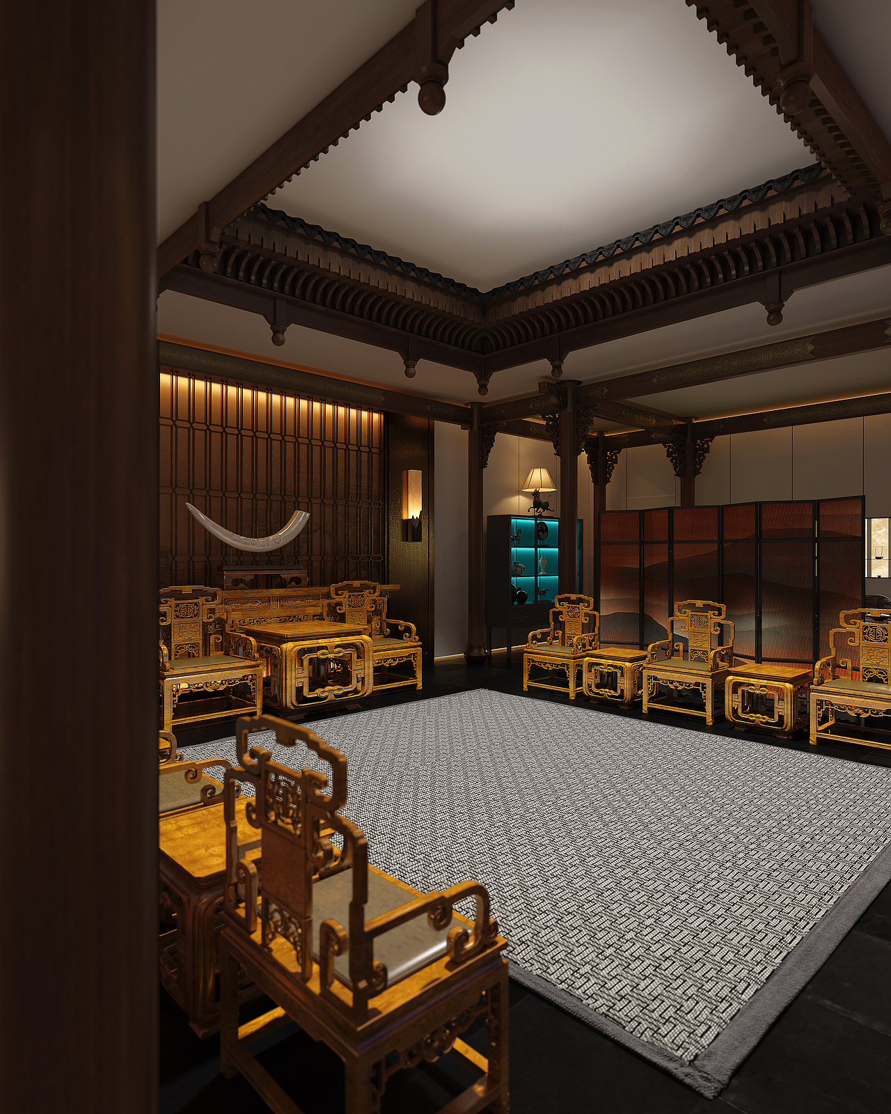 中式合院——效果图