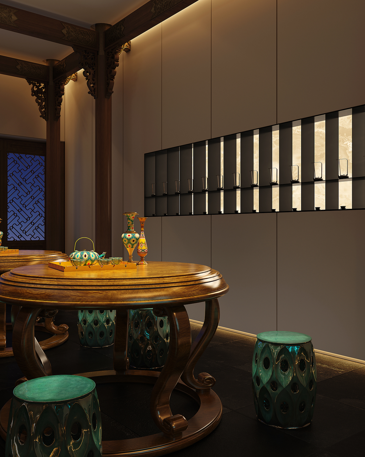 中式合院——效果图