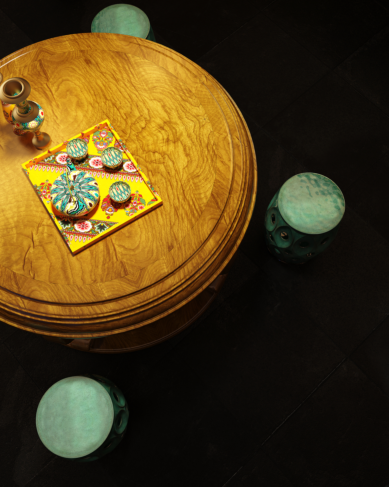 中式合院——效果图