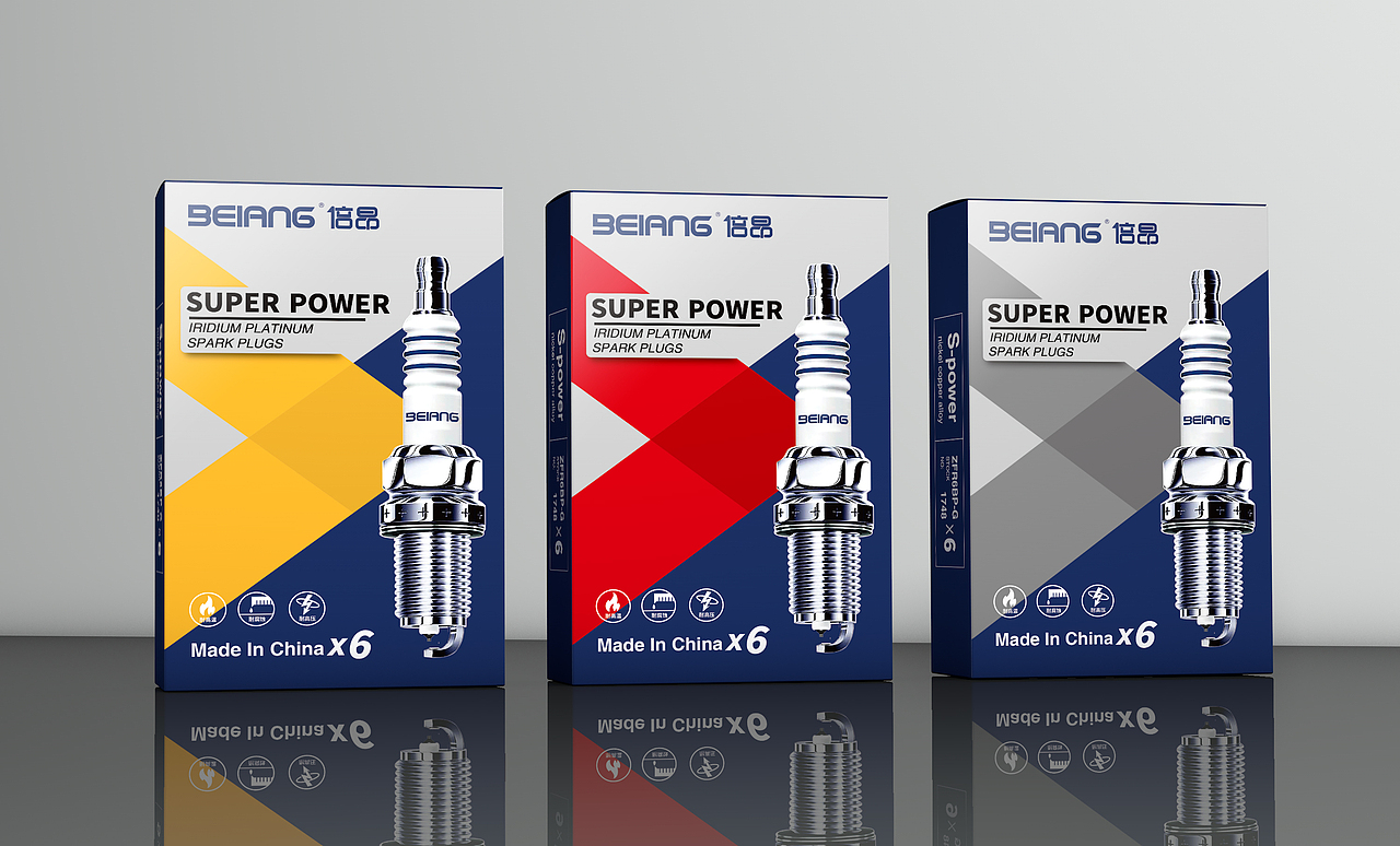 汽配包装设计丨火花塞包装丨简约包装设计丨汽配品牌