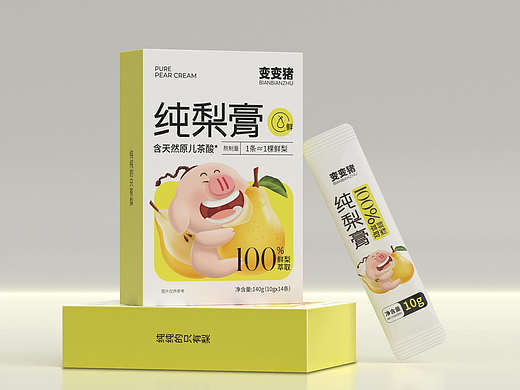 【变变猪】纯梨膏包装设计