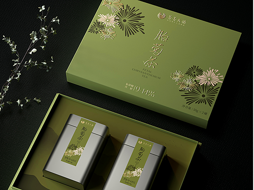 【菁菁天循】胎菊茶包装设计