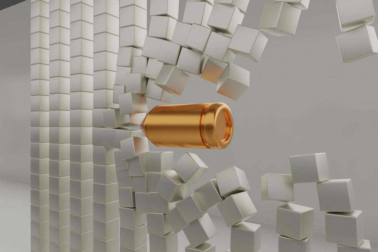 BlenderGO-子弹冲击动画