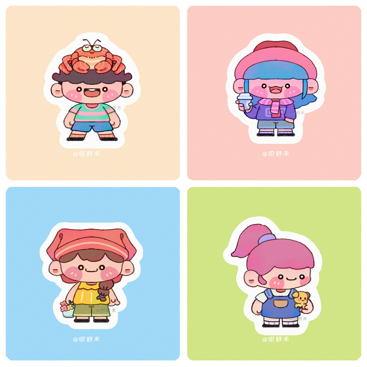 二头身Q版角色合集