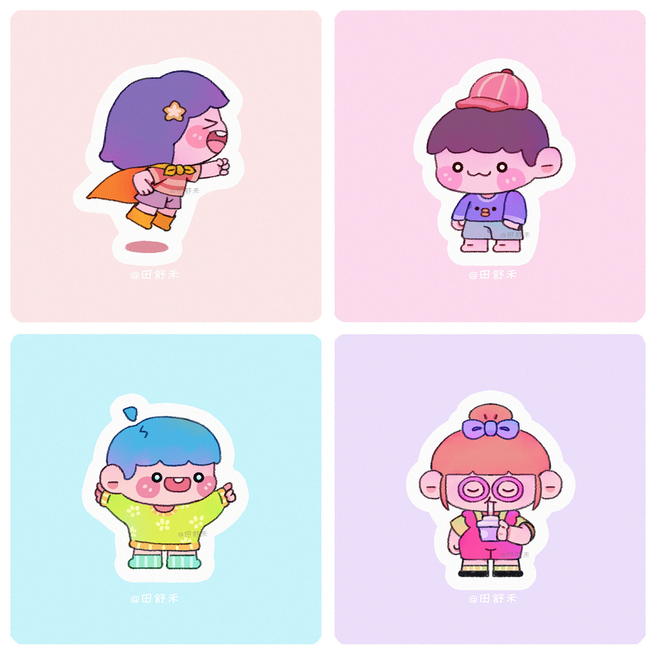 二头身Q版角色合集