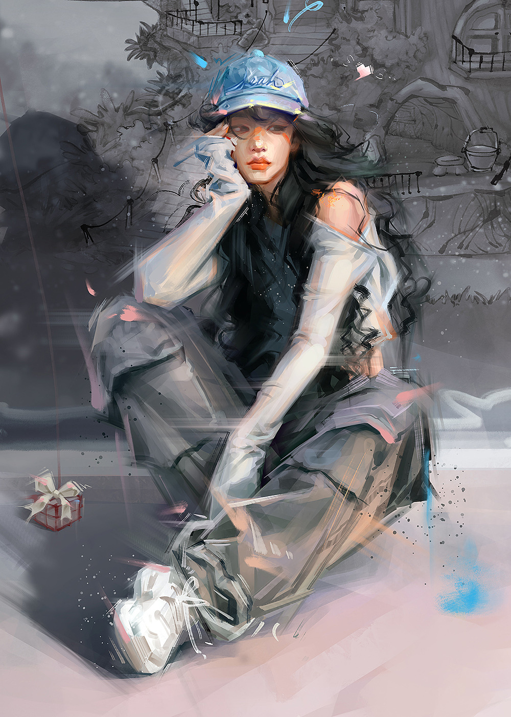 近期头像作品（七）| 头像/插画/厚涂（图ZMzc3ODU4OTAw） - 商业插画 - 站酷设计师京京Leah原创素材 - 站酷ZCOOL