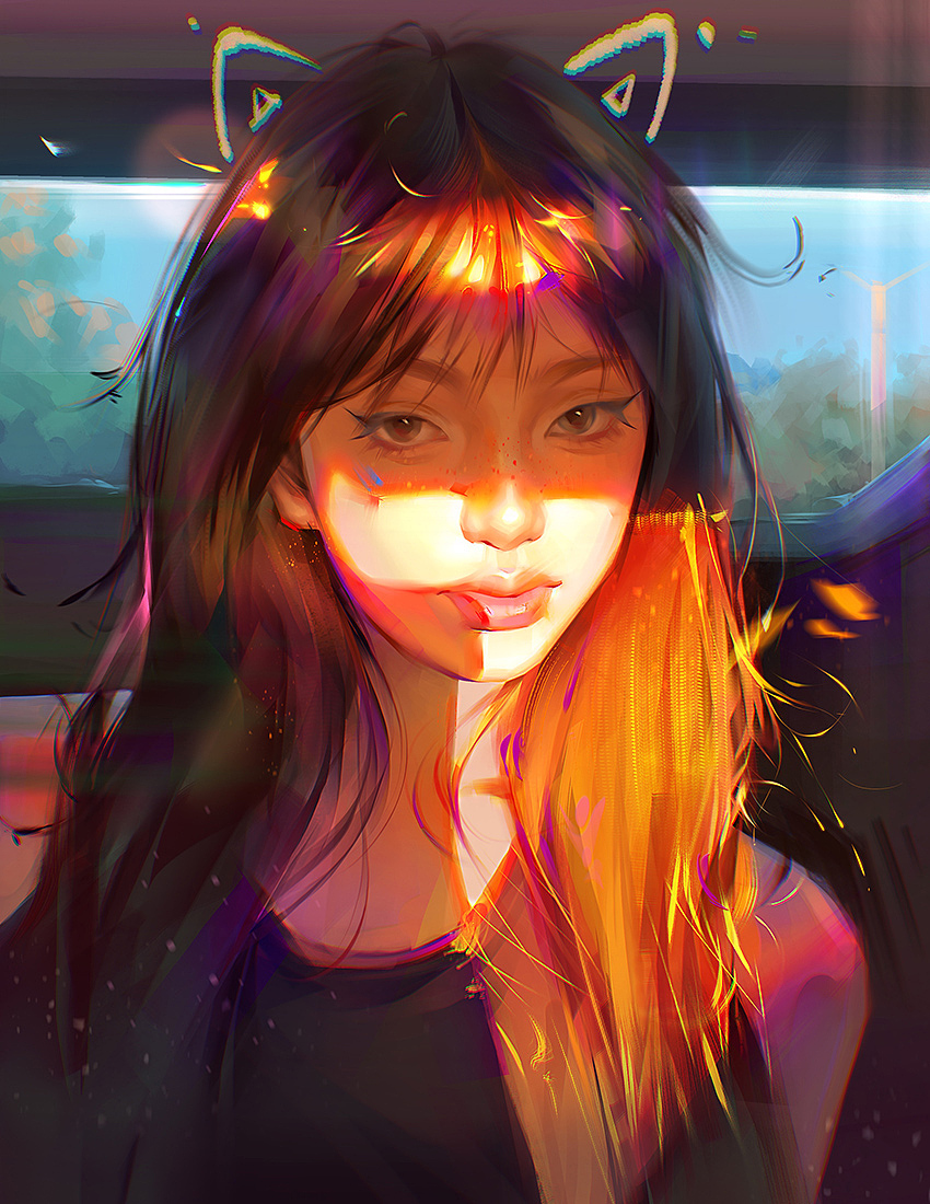 近期头像作品（七）| 头像/插画/厚涂（图ZMzc3ODU4OTQ0） - 商业插画 - 站酷设计师京京Leah原创素材 - 站酷ZCOOL