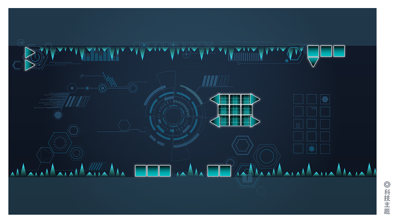 赛博朋克-游戏场景原画
