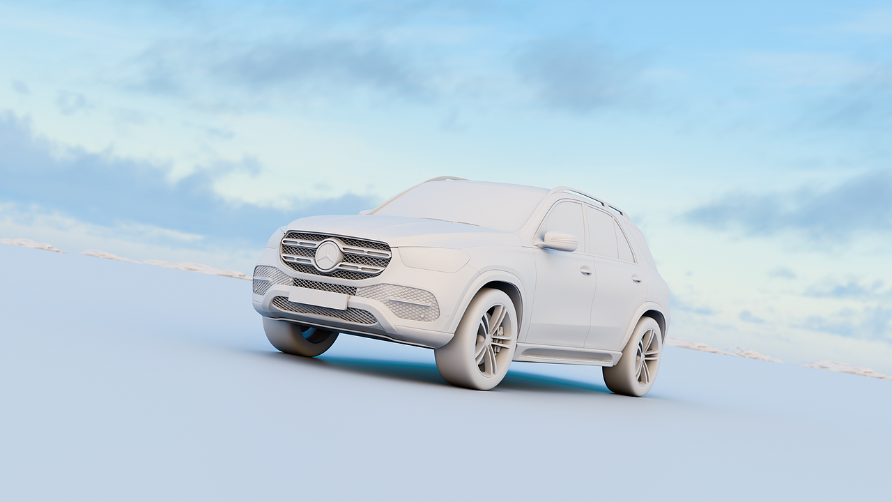 Benz--GLS CGI 练习