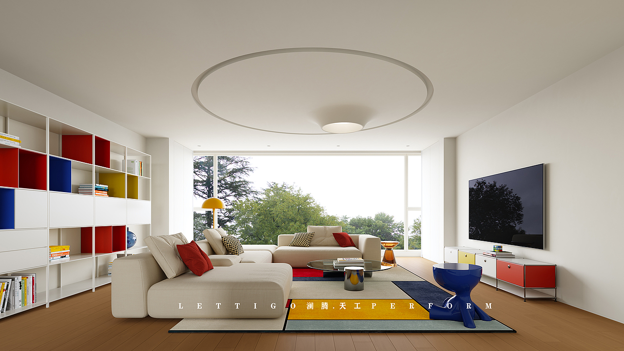 孟菲斯-多巴胺|家装（图ZMzc3ODgwNDg0） - 家装设计 - 站酷设计师澜腾天工W原创素材 - 站酷ZCOOL