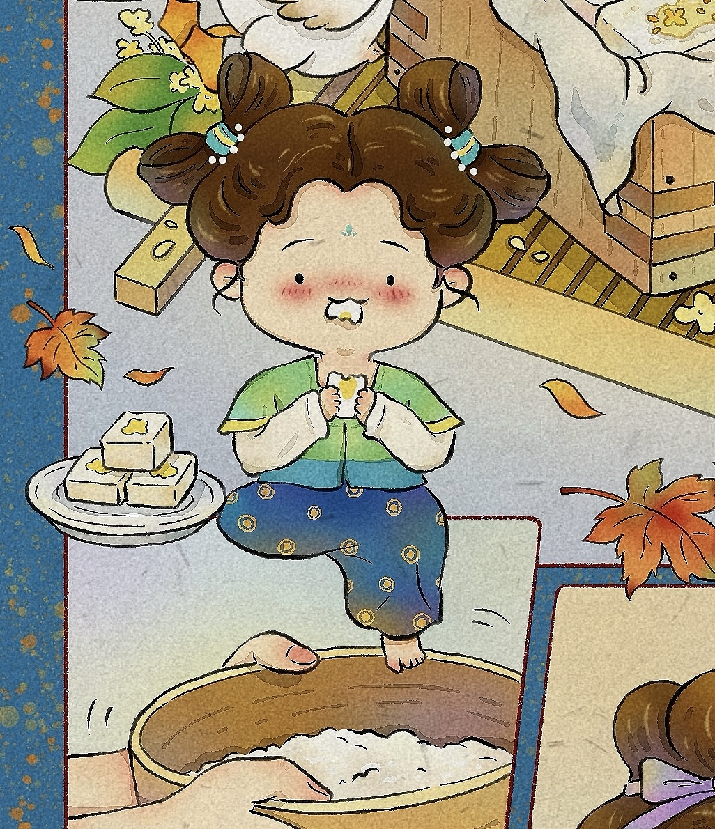 寒露食花糕,甜蜜在舌尖