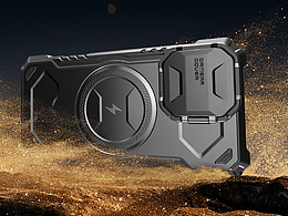 亚马逊产品设计×iPhone 16 ProMax镜头支架防护手机壳