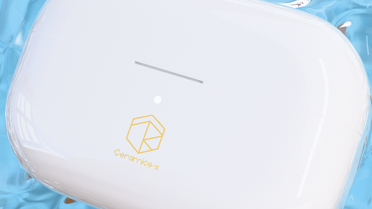 弱水蓝牙耳机渲染