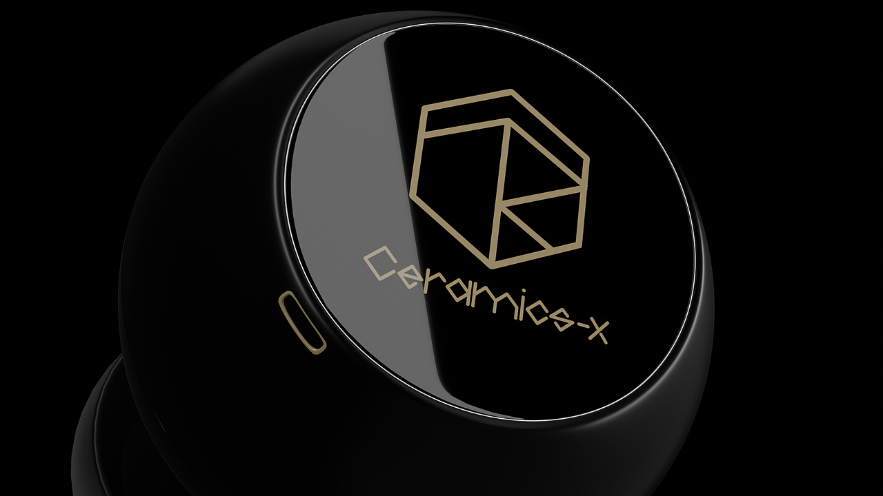 弱水蓝牙耳机渲染