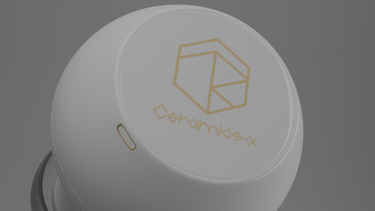 弱水蓝牙耳机渲染