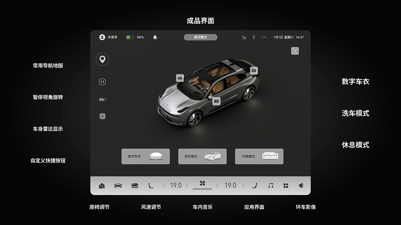 【学习临摹】极氪车机复刻