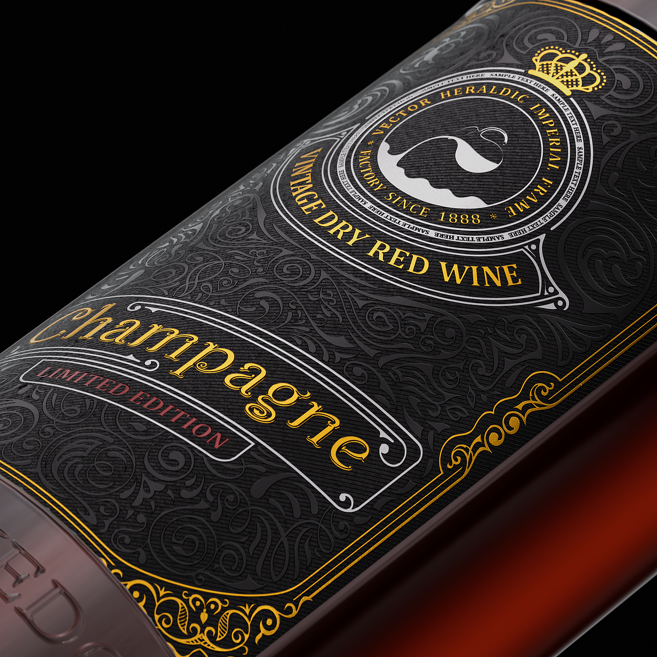 C4D玻璃产品质感表现