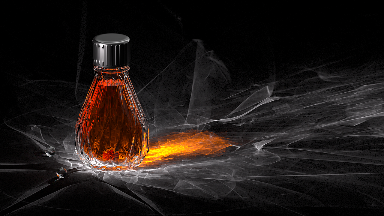 C4D玻璃产品质感表现