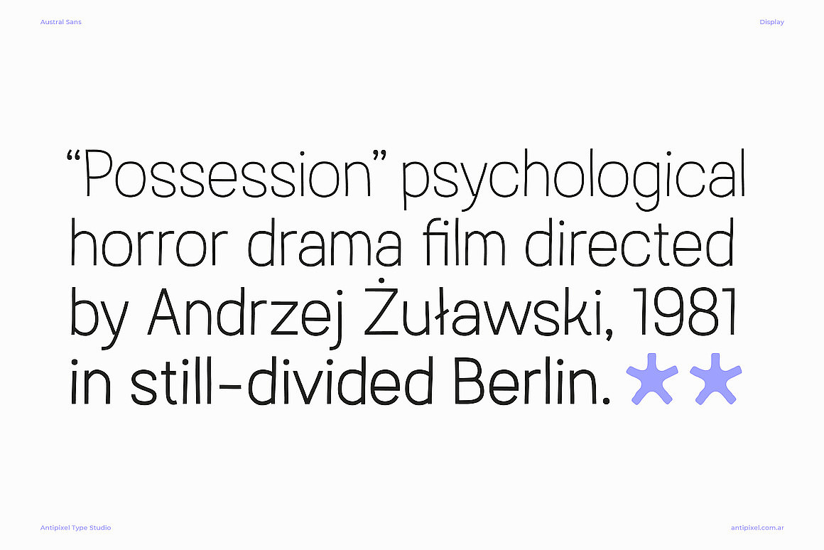 6字重现代简约时尚杂志画册排版无衬线英文字体家族