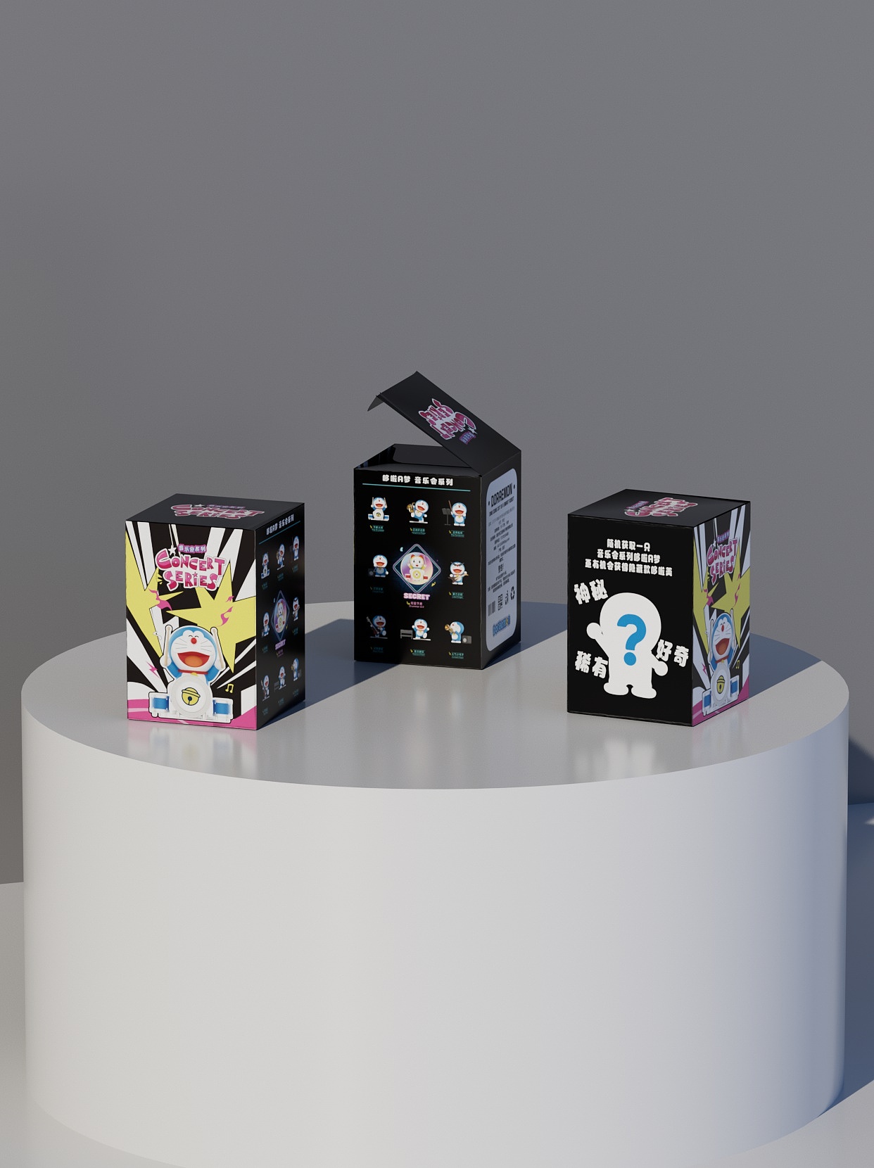 哆啦A梦盲盒（包装设计）