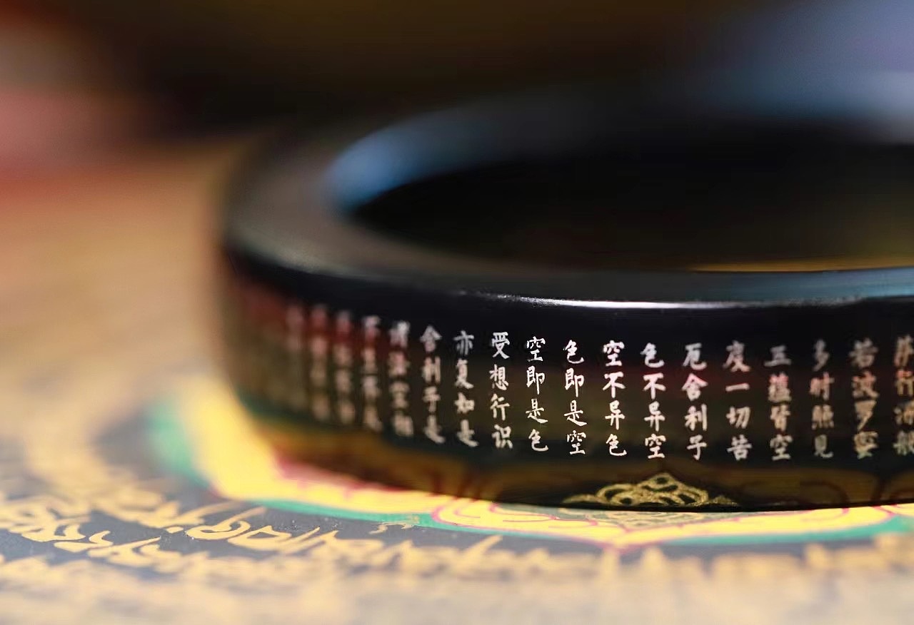 非遗金银错手镯·心经（图ZMzc3OTE2NDU2） - 工艺品设计 - 站酷设计师叁喜堂原创素材 - 站酷ZCOOL