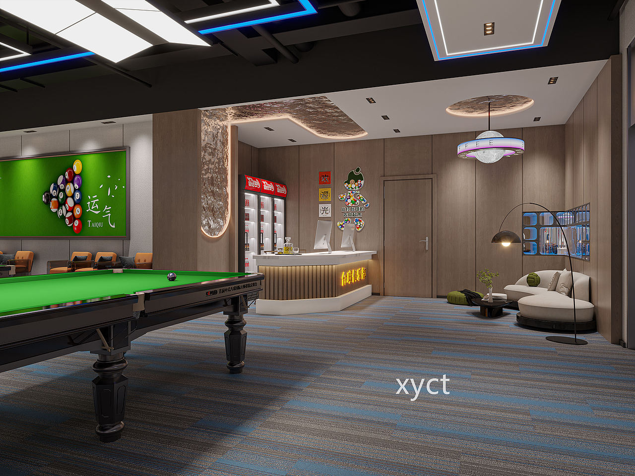 工装||台球室