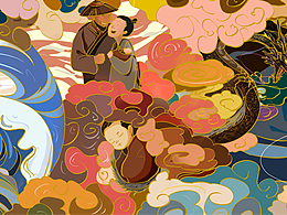 《龙江非遗插画》