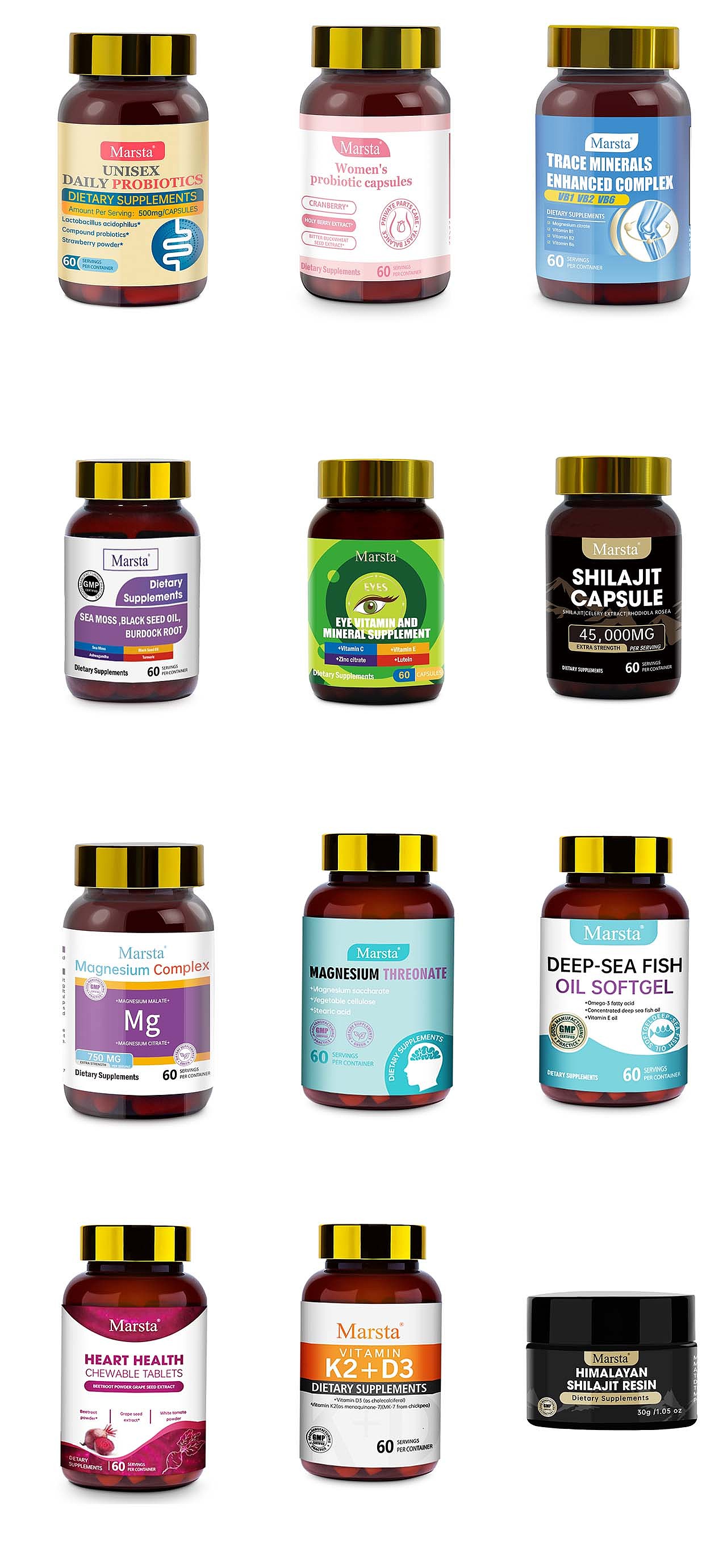 保健品标贴设计