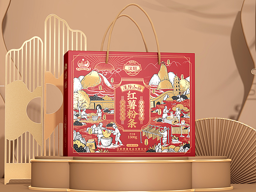 箱盒汇 | 红薯粉条包装设计