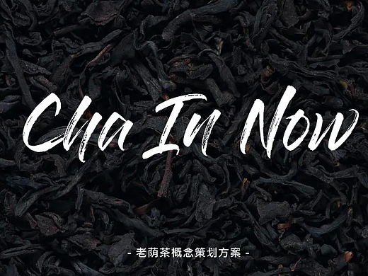 品牌包装全案｜老荫茶 Cha In Now