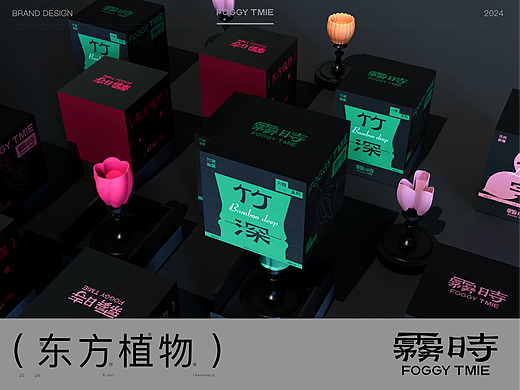 雾时中式植物香氛品牌包装全案 | LOGO/包装/字体