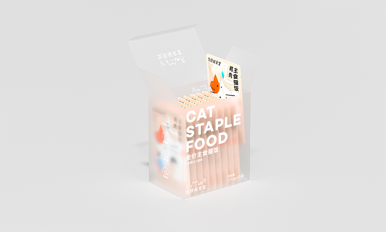 发现喵食堂 ╳ 盒胜盒 | 宠物品牌包装设计