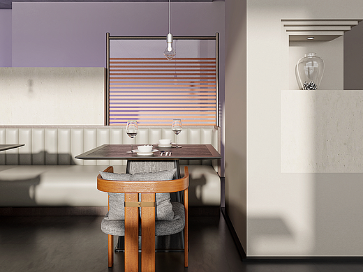 现代餐厅效果图设计