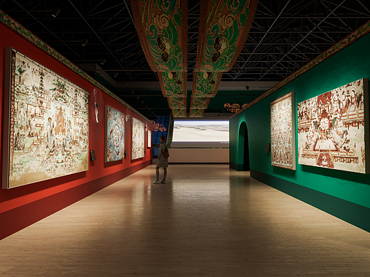 “丝路情·飞天梦”敦煌壁画艺术精品公益巡展走进贵州