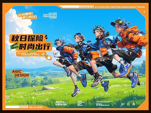 AIGC | 《秋日探险，时尚出行》活动主题