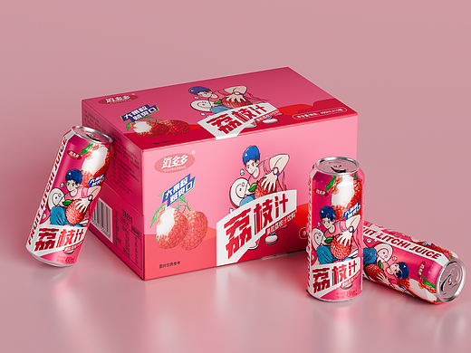 包装设计丨荔枝饮料