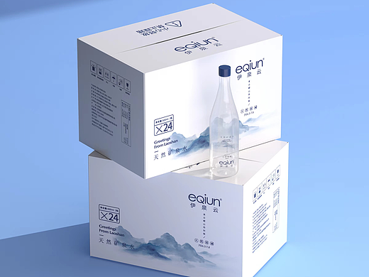 【伊泉云】天然矿泉水包装设计