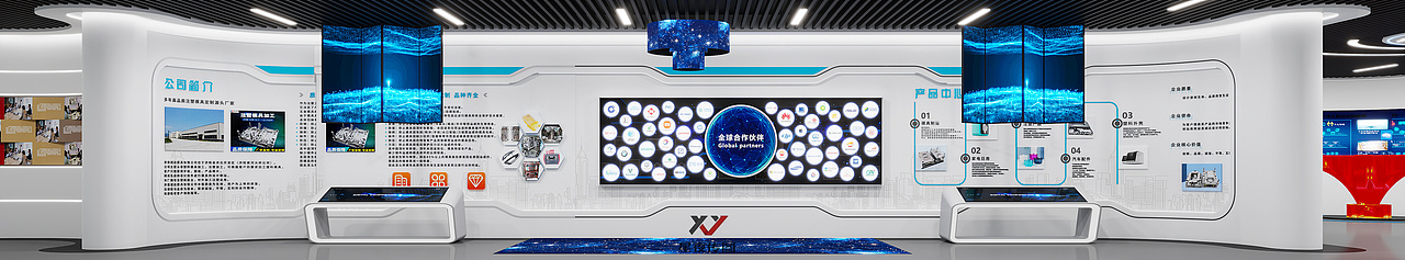 工装-科技感展厅-摆脱传统笼统,打造别具一格的展厅