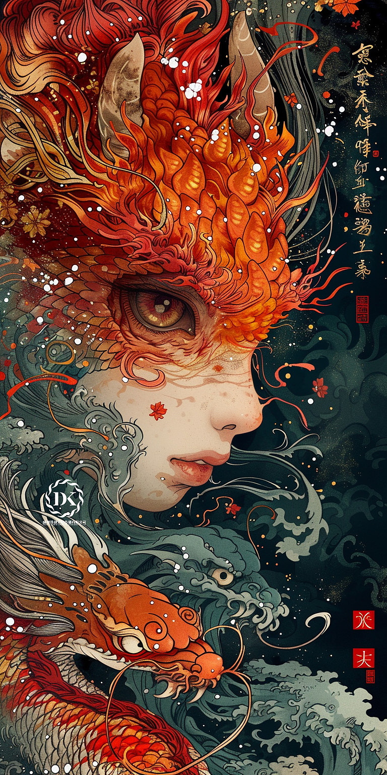 龙女（图ZMzc3OTkzNzA4） - AI作品 - 站酷设计师唯菊绘AI原创素材 - 站酷ZCOOL