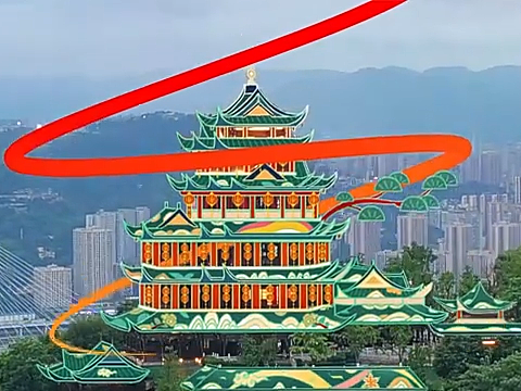 你好中国 重庆MG动画实拍结合龙年宣传片