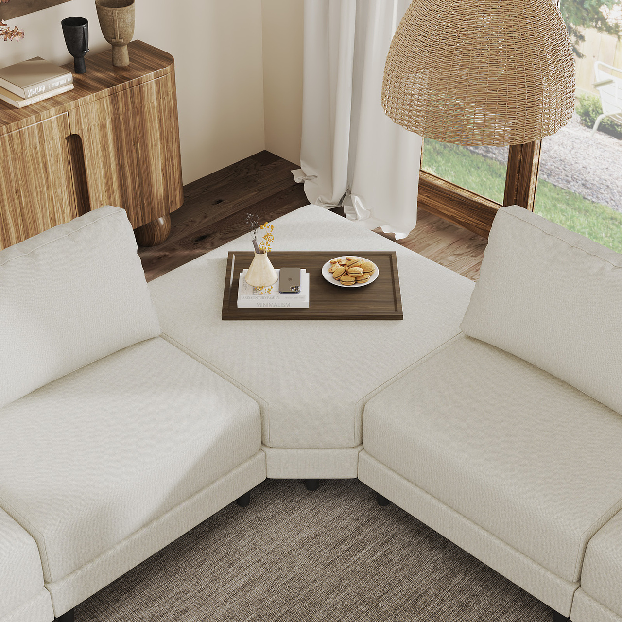 电商图片——L型拐角沙发