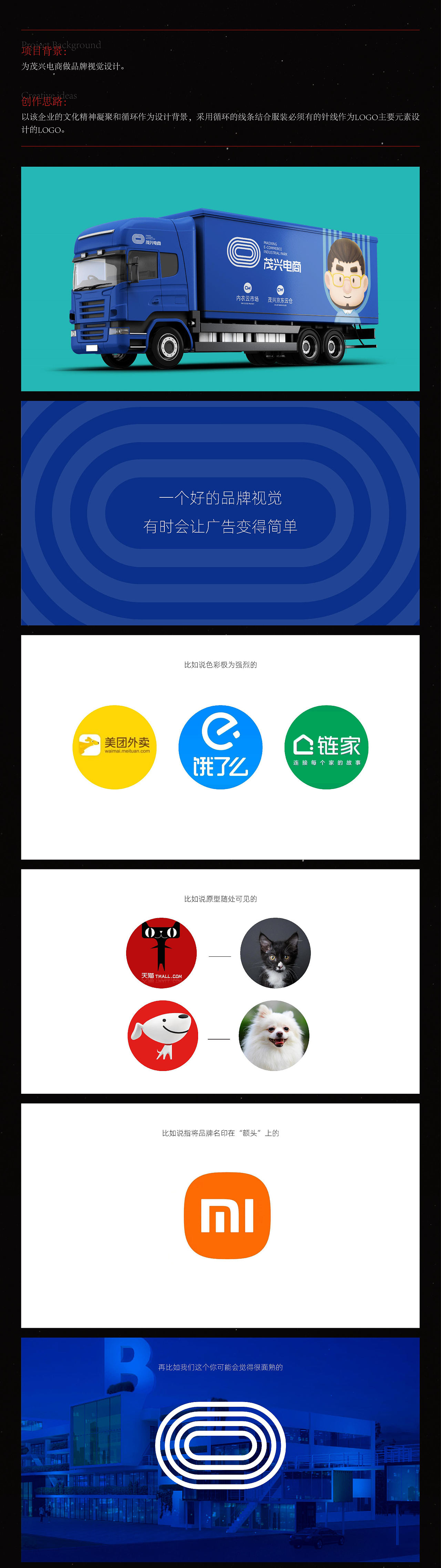 金融行业品牌设计案例,包括动画