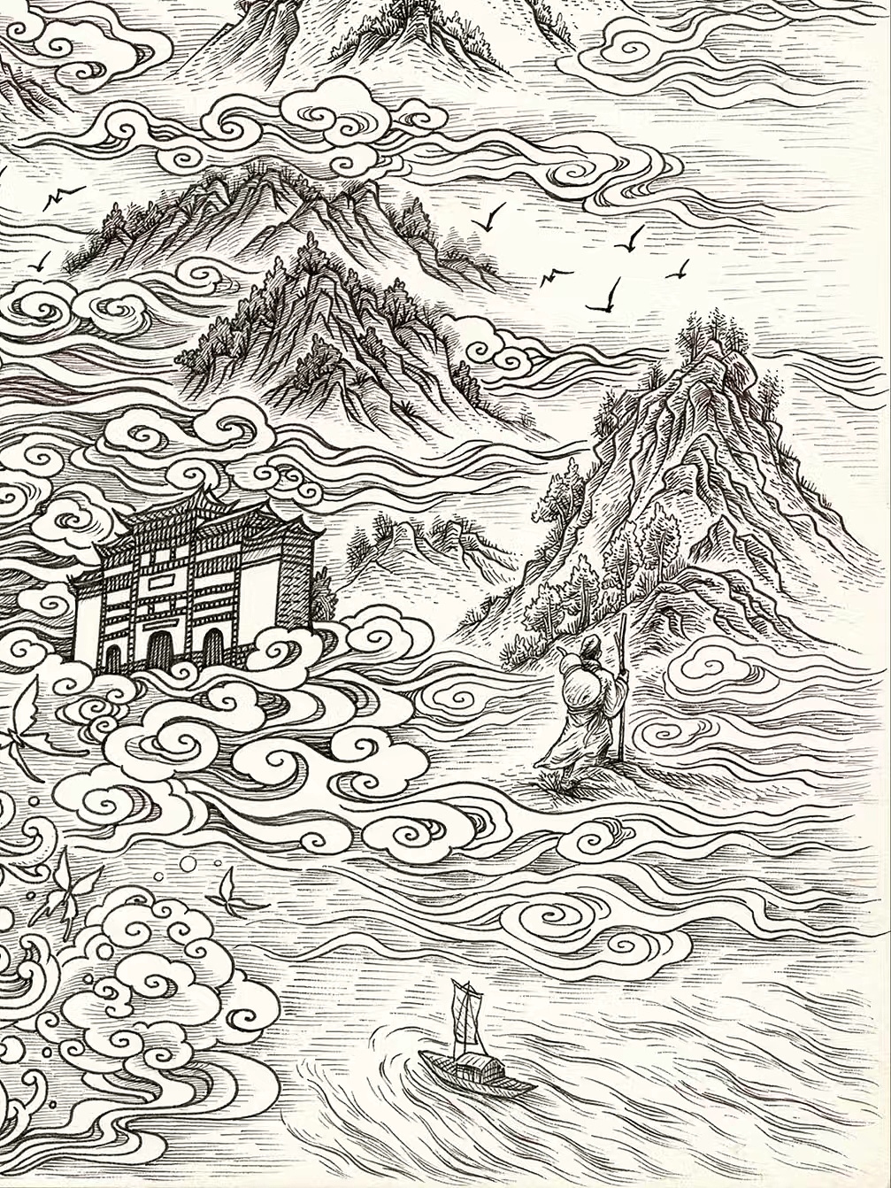 東璧先生×苏格登×傅淳强 酒瓶插画设计（图ZMzc4MDAyMDQw） - 商业插画 - 站酷设计师傅淳强画者之旅原创素材 - 站酷ZCOOL