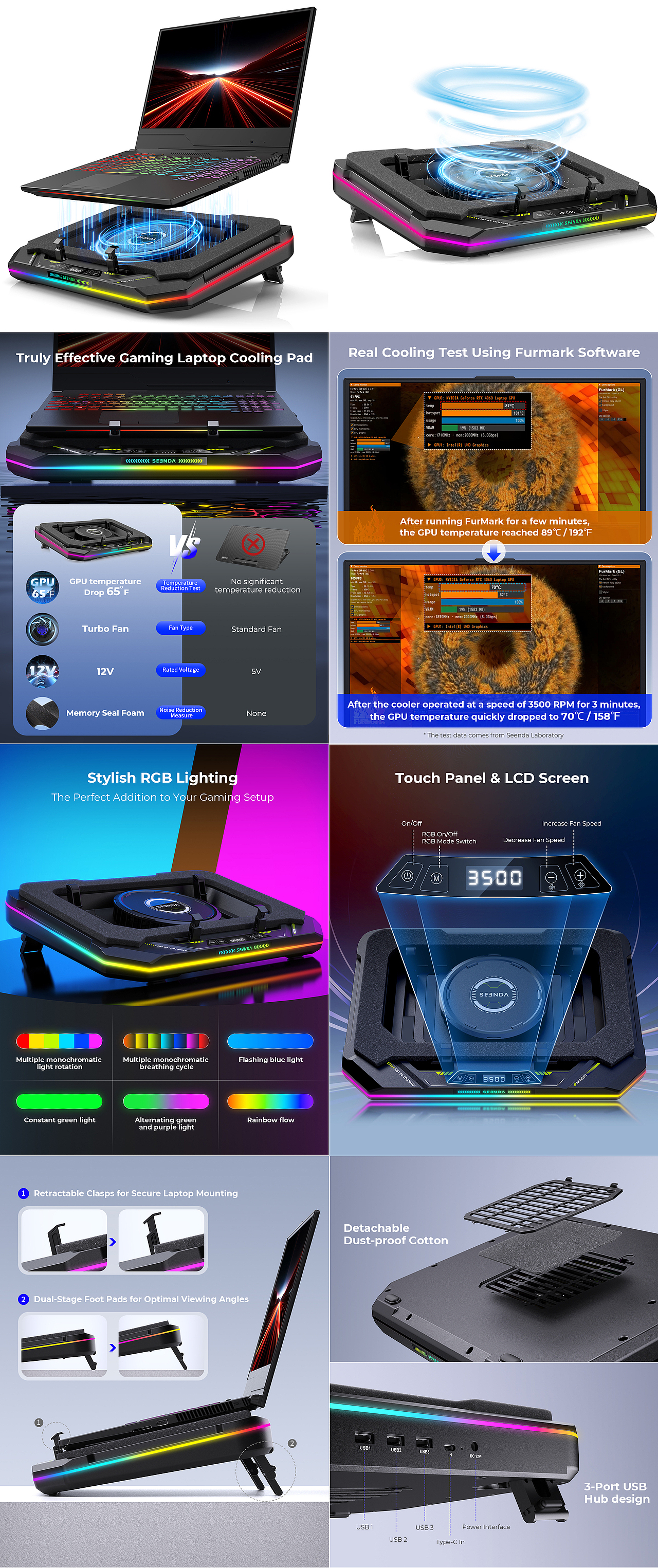 压风式笔记本散热器套图渲染（图ZMzc4MDAyNzM2） - 电商 - 站酷设计师媚儿i原创素材 - 站酷ZCOOL