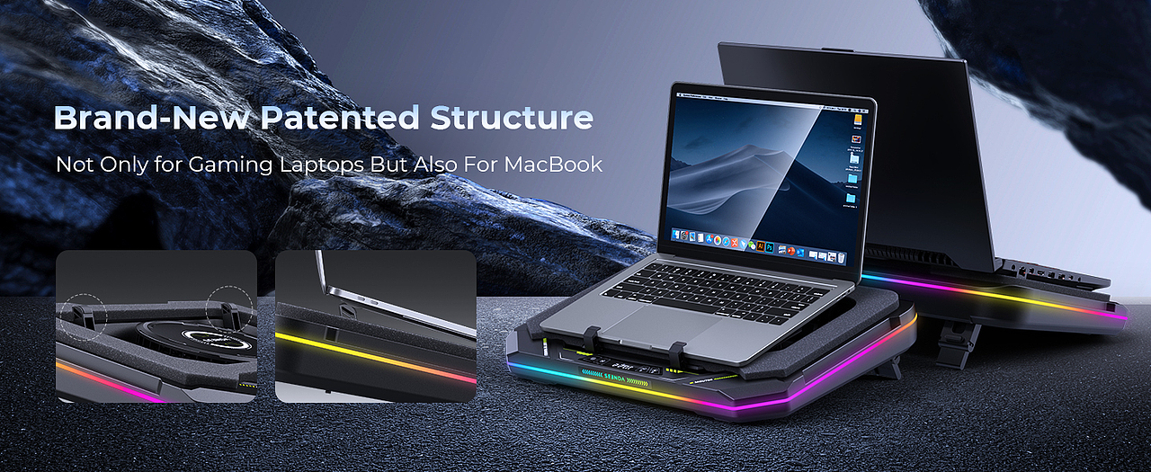 压风式笔记本散热器套图渲染（图ZMzc4MDAyODQ4） - 电商 - 站酷设计师媚儿i原创素材 - 站酷ZCOOL