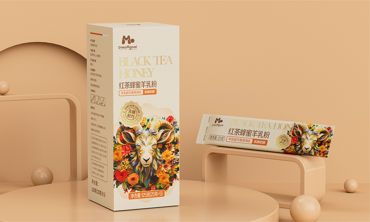 梦想羊-红茶蜂蜜羊乳粉