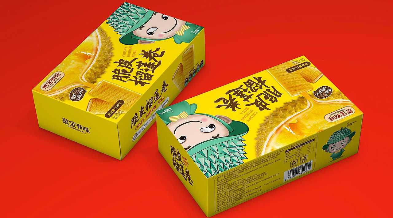 卡通设计\IP形象设计\榴莲卡通设计\食品包装设计\包装（图ZMzc4MDEwNDUy） - IP形象 - 站酷设计师哲仕畅销包装设计原创素材 - 站酷ZCOOL