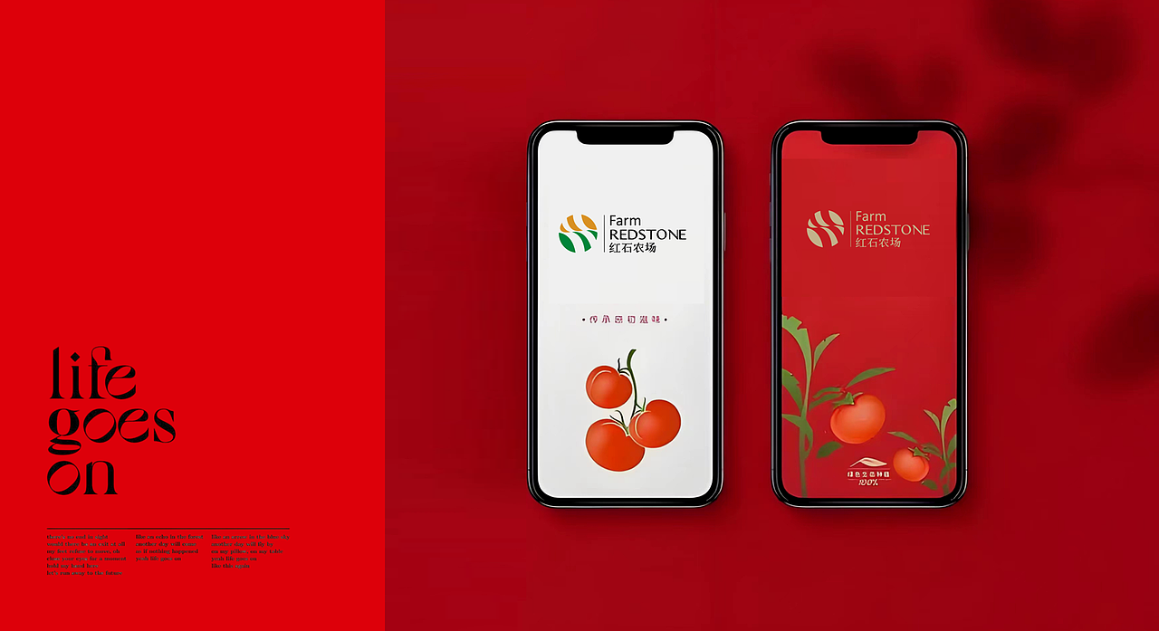 荣泽策划原创《红石农场》品牌logo设计（图ZMzc4MDEyMTcy） - 品牌 - 站酷设计师荣泽策划原创素材 - 站酷ZCOOL