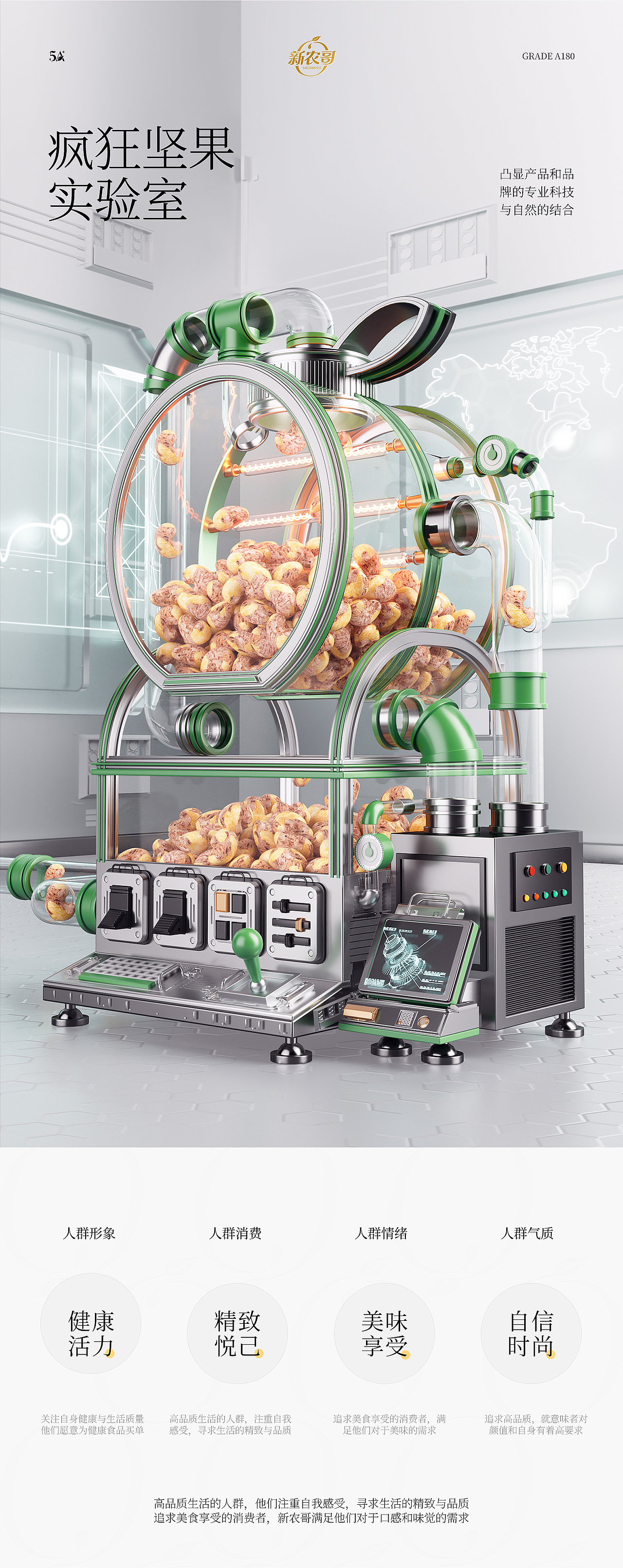 优设造视 & 新农哥 品牌视觉升级【坚果详情】（图ZMzc4MDI2NjUy） - 电商 - 站酷设计师灵鲲科技AIGC原创素材 - 站酷ZCOOL